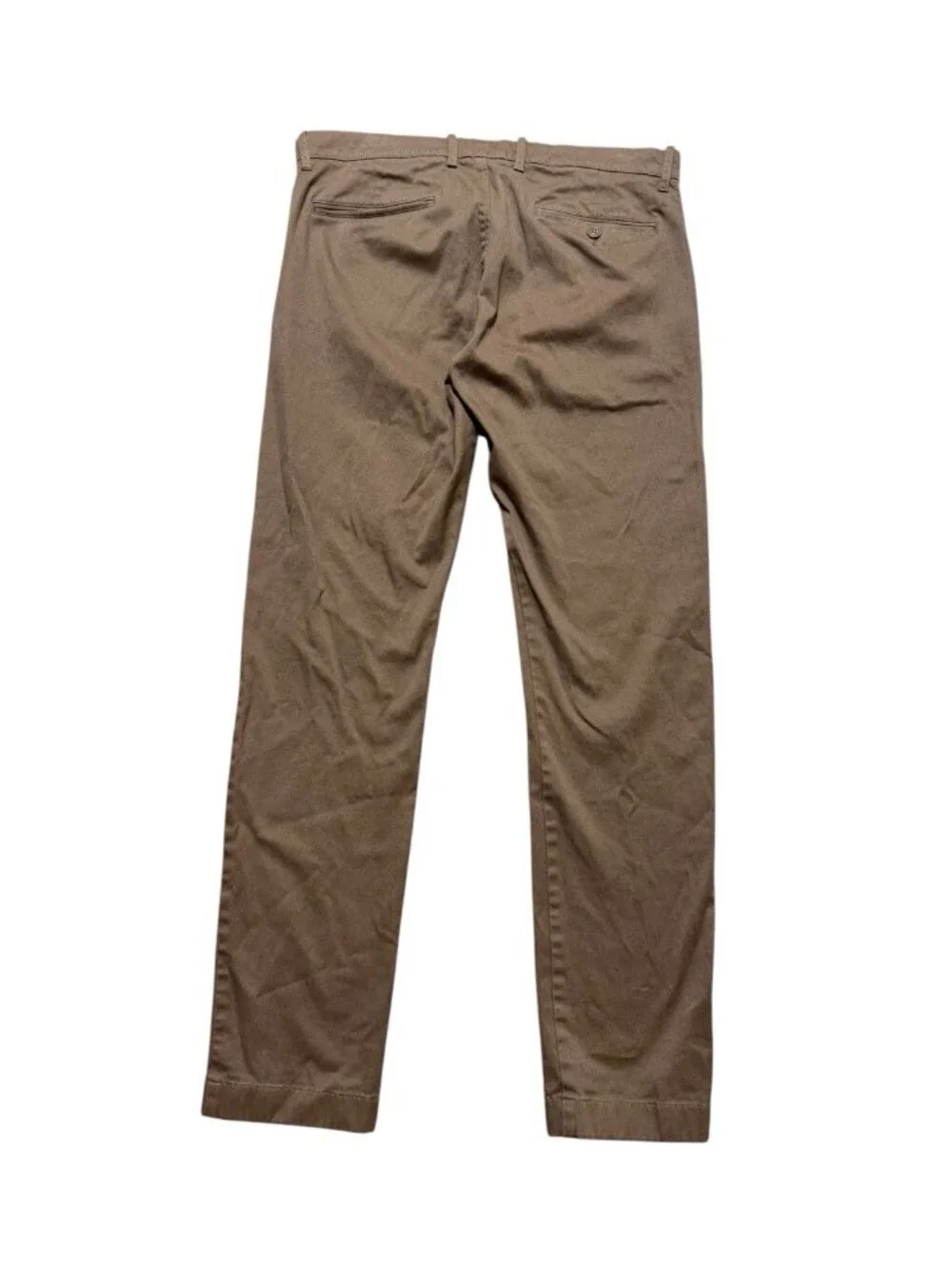 J.Crew Stretch Chino Pants 32x32 Brown Tan Slim Straight Casual